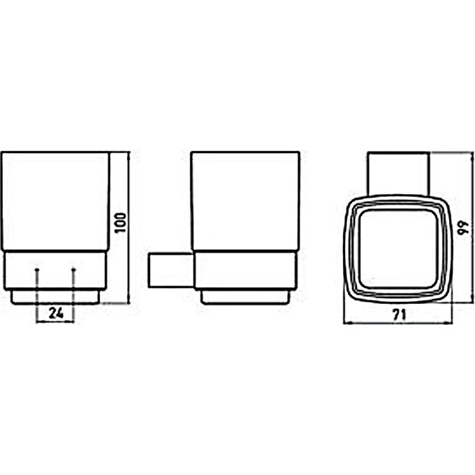 Склянка Emco Loft 0520 001 00, фото , изображение 3
