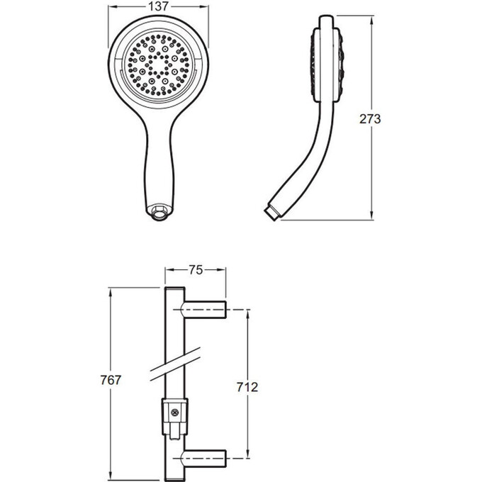 Набор для душа Jacob Delafon E15865-CP, фото 4