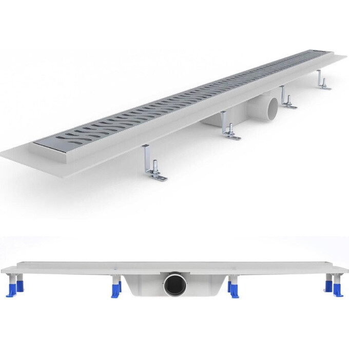 Душевой канал с полированной решеткой Styron STY-H-70, фото 