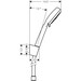 Гарнитур Hansgrohe Crometta 26666400, фото 4