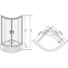 Угловая душевая кабина Eger Tisza 599-187, фото 2