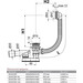 Слив для ванны Alcaplast A505CRM, фото 2