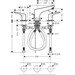 Смеситель для раковины на 3 отверстия Hansgrohe Focus 31937000, фото 3