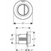 Пневмокнопка для унитаза Geberit Type01 116.044.11.1, фото 2