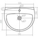 Раковина керамическая Kolo Freja L71160000, фото 4