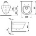 Подвесной унитаз без сиденья Laufen Form H8206710000001, фото 3