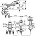 Змішувач на борт ванни Kludi Zenta 384460575 (на три отвори), фото , изображение 2