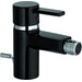 Змішувач для біде Kludi Zenta 385308675 (чорний, з донним клапаном), фото 