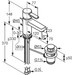 Смеситель для умывальника Kludi Zenta 382600575 (с донным клапаном), фото 3