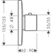 Термостат Hansgrohe Ecostat 15770400, фото 2