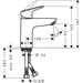 Смеситель для раковины Hansgrohe Logis 71101000, фото 3