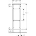 Монтажна рама для поручнів Geberit Duofix 111.790.00.1, фото , изображение 2