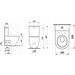 Унитаз без бачка Laufen Pro H8259520000001, фото 4