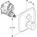 Термостатичний змішувач прихованого монтажу Kludi 418300575, фото , изображение 2