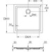 Поддон акриловый 80x80 см Grohe Universal 39302000, фото 4