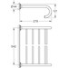 Рушникотримач з полицею Grohe Essentials 40660001, фото , изображение 3