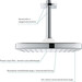 Верхній душ Grohe Tempesta 26688000, фото , изображение 4