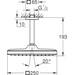 Верхній душ Grohe Tempesta 26688000, фото , изображение 5