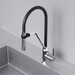 Смеситель для кухни Am.Pm Like S F8013000 (хром/черный, с гибким изливом), фото 2