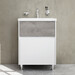 Тумба с раковиной Am.Pm Gem S M91-FSX0602-WC0602BF38 (60 см, белая/серая, напольная), фото 2