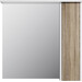 Зеркальный шкаф Am.Pm Gem S M91MPR0751WF38 (75x72 см, белый/под дерево, распашной, правый, с подсветкой), фото 7