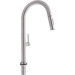 Смеситель для кухни с выдвижным изливом Qtap Lenicka 9138103UN (нерж), фото 