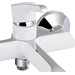 Смеситель для ванны Qtap Grand WCR 006 (белый/хром, с лейкой и шлангом), фото 3