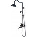 Душевая система Rea Vintage Black REA-P2367 (черная), фото 3