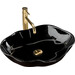Раковина Rea Pearl Black REA-U0858 (51.5x37.5 см, чорна, чаша), фото 