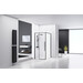 Душова кабіна Rea Solar 90x90 Black Mat REA-K6412 (90x90 см, прозоре скло, профіль чорний матовий), фото , изображение 3