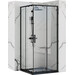 Душевая кабина Rea Punto 80x80 Black REA-K4800 (80x80 см, стекло прозрачное, профиль черный), Доступные размеры: 80 x 80, Цвет производителя: черный матовый, фото 