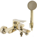 Смеситель для ванны REA VIRAL GOLD золотой настенный, фото 
