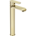Змішувач для умивальника Rea Bloom Gold High REA-B6201 (золотий, високий), фото 