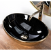 Раковина Rea Sofia In Black/Gold REA-U4527 (41x34.5 см, чорна/золота, чаша), Доступні розміри: 41 x 34, Колір виробника: золото, чорний, фото , изображение 3