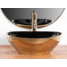 Раковина Rea Sofia In Black/Gold REA-U4527 (41x34.5 см, чорна/золота, чаша), Доступні розміри: 41 x 34, Колір виробника: золото, чорний, фото , изображение 5