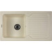 Miraggio Orlean 0000035 Мийка для кухні прямокутна врізна 86x49 см, жасмин, Технологія виробництва: Mirastone, Колір виробника: жасмин, фото 