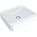 Miraggio Geneva 0000202 Умывальник накладной прямоугольный 44x39 см, белый матовый, Технология производства: Miramarble Matt, Цвет производителя: белый матовый, фото 
