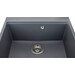 Мийка для кухні Miraggio Lagoon 540 gray 0001140 (54x51 см, сіра, кварцова, з сифоном), Доступні розміри: 54 x 51, Колір виробника: сірий, фото , изображение 4