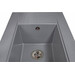 Miraggio Bodrum 0000008 Миття для кухні врізне прямокутне 64x50 см, сірий, Доступні розміри: 65 x 50, Колір виробника: сірий, фото , изображение 3