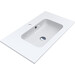 Miraggio Della 0000180 Умывальник врезной прямоугольный 80x45 см, белый глянец, Доступные размеры: 80 x 45, Технология производства: Miramarble, Цвет производителя: белый глянец, фото 