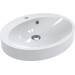 Miraggio Devon 0000648 Умивальник накладний овальний 55x44 см, білий глянець, Технологія виробництва: Miramarble, Колір виробника: білий глянець, фото 