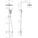 Термостатическая душевая система Imprese Centrum SQ T-15300SQ, фото 3