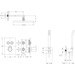 Термостатическая душевая система скрытого монтажа Imprese Smart Click ZMK101901219 (ZMK101901239+ZMK101901220+ZMK101901221), Цвет производителя: хром, фото 2