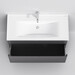 Тумба с раковиной Am.Pm Hit M93A-FSX01002-WC01002GM38 (100 см, графит матовый, напольная), фото 8