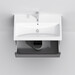 Тумба с раковиной Am.Pm Hit M93A-FHX0752-WC0752GM38 (76 см, графит матовый, подвесная), фото 9
