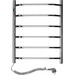 Электрический полотенцесушитель Navin Блюз 10-006120-4860 (480x600, левый), Доступные размеры: 480 x 600, Цвет производителя: хром, Подключение полотенцесушителя: левое, фото 