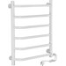 Электрический полотенцесушитель Navin Блюз 12-006030-4860 (480x600, белый глянец, правый), Доступные размеры: 480 x 600, Цвет производителя: белый глянец, Подключение полотенцесушителя: правое, фото 2