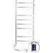Электрический полотенцесушитель Navin Камелия Sensor 12-007133-3680 (360x800, белый глянец, левый, сенсорный, с таймером), Доступные размеры: 360 x 800, Цвет производителя: белый глянец, Подключение полотенцесушителя: левое, фото 