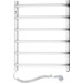Электрический полотенцесушитель Navin Симфония 12-009130-4860 (480x600, белый глянец, левый), Доступные размеры: 480 x 600, Цвет производителя: белый глянец, Подключение полотенцесушителя: левое, фото 