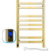 Полотенцесушитель Авангард 480х800 Sensor правый с таймером, золото, фото 
